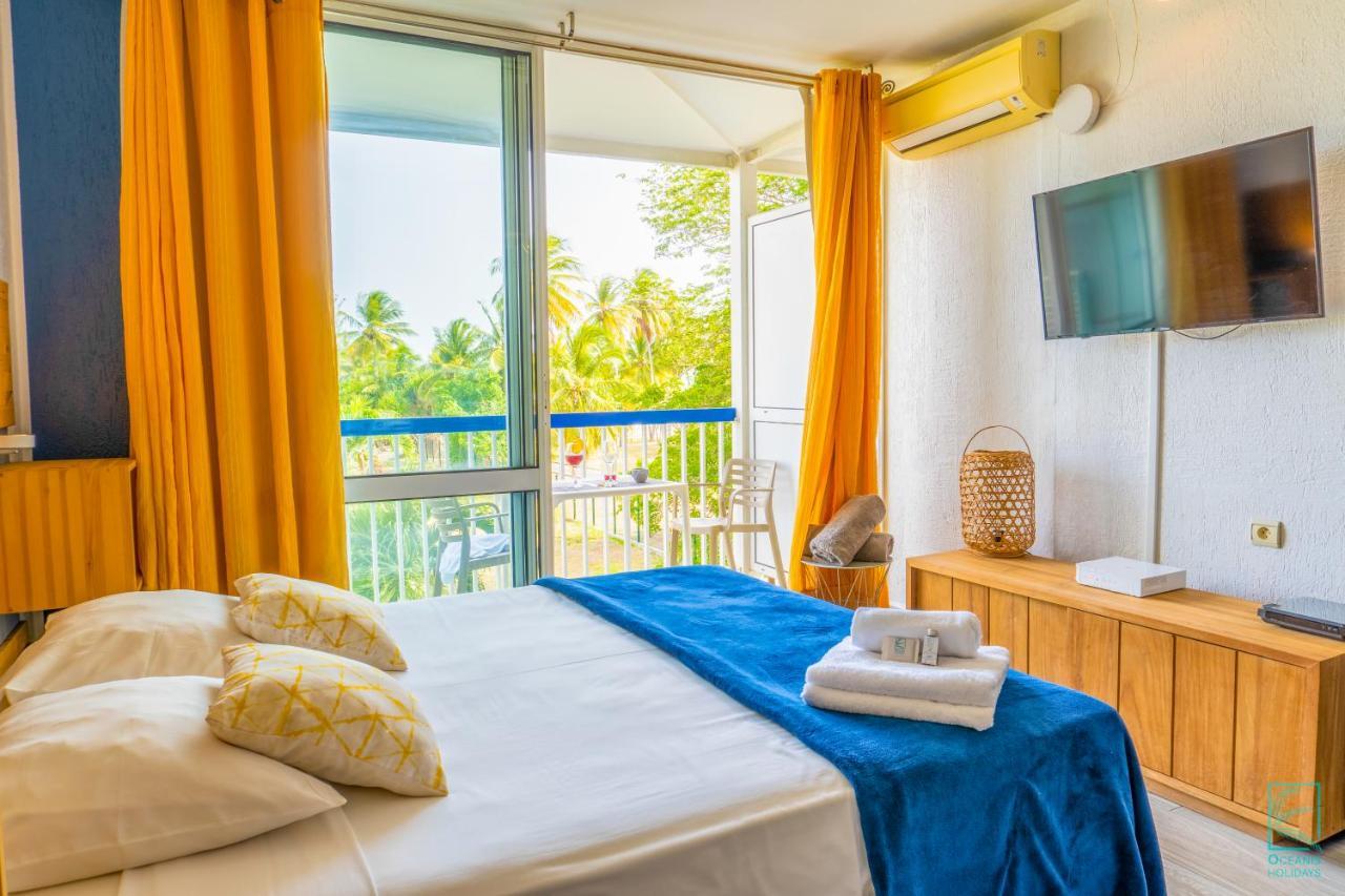Chaleureux Studio Avec Balcon Face A La Mer - Maripa ル・ゴジエ エクステリア 写真